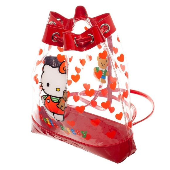 Hello Kitty Clear  Bucket Mini Backpack - Picture 5 of 7